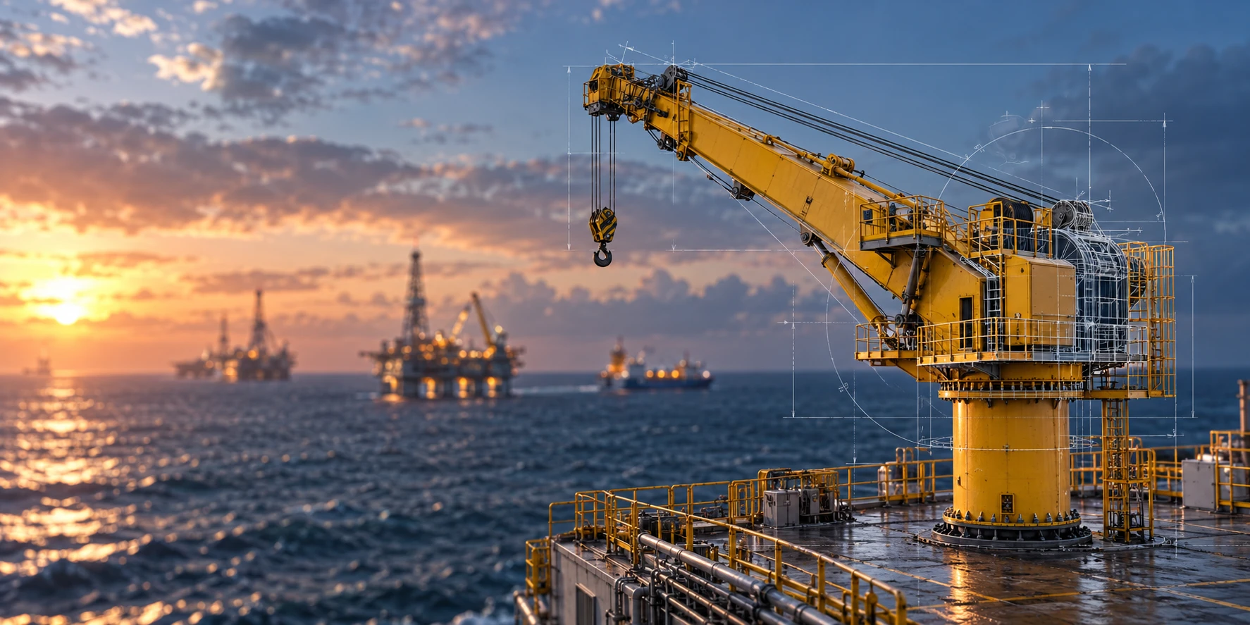 Global Offshore Crane Market Size, Share & Forecast, By Crane Type, Lifting Capacity, Application & End-Use Industry, 2026-2031