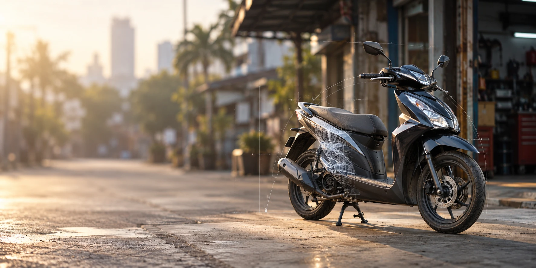 Indonesia Used Two-Wheeler Market Size, Share & Forecast, By Vehicle Type, Sales Channel & Price Tier, 2025-2032