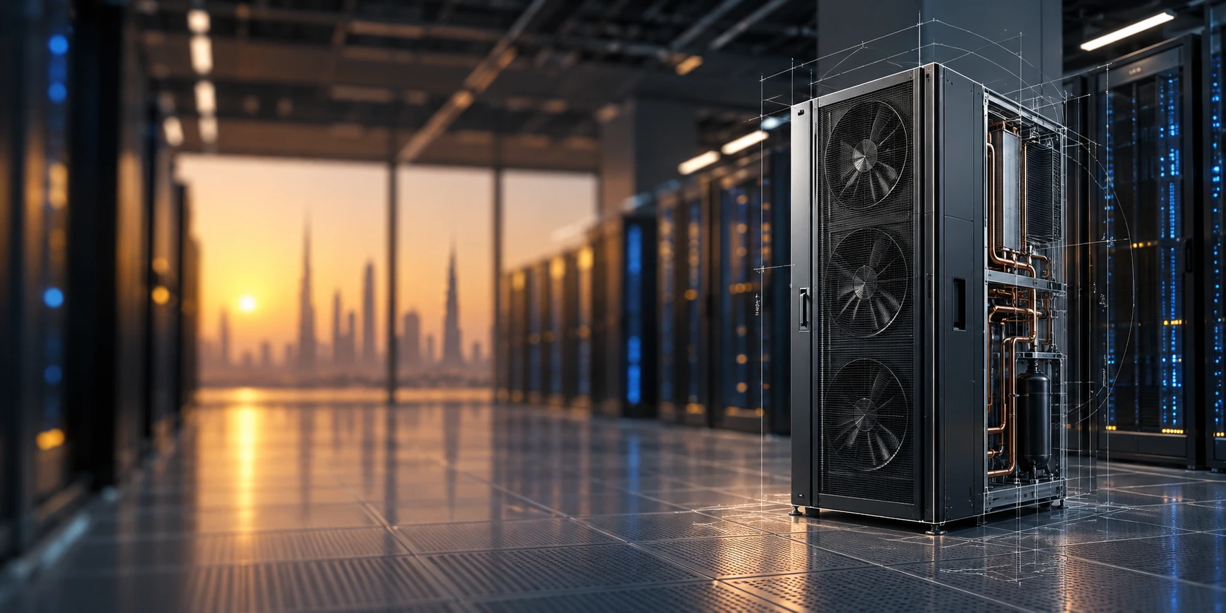 Middle East Data Center Cooling Market Size, Share & Forecast, By Cooling System, Cooling Architecture & Data Center Type, 2026-2031