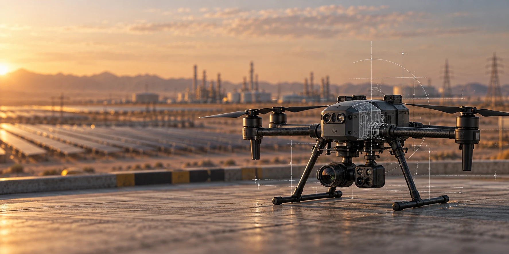 Middle East Drone Analytics Market Size, Share & Forecast, By Solution Type, Deployment Model & End-Use Industry, 2026-2031